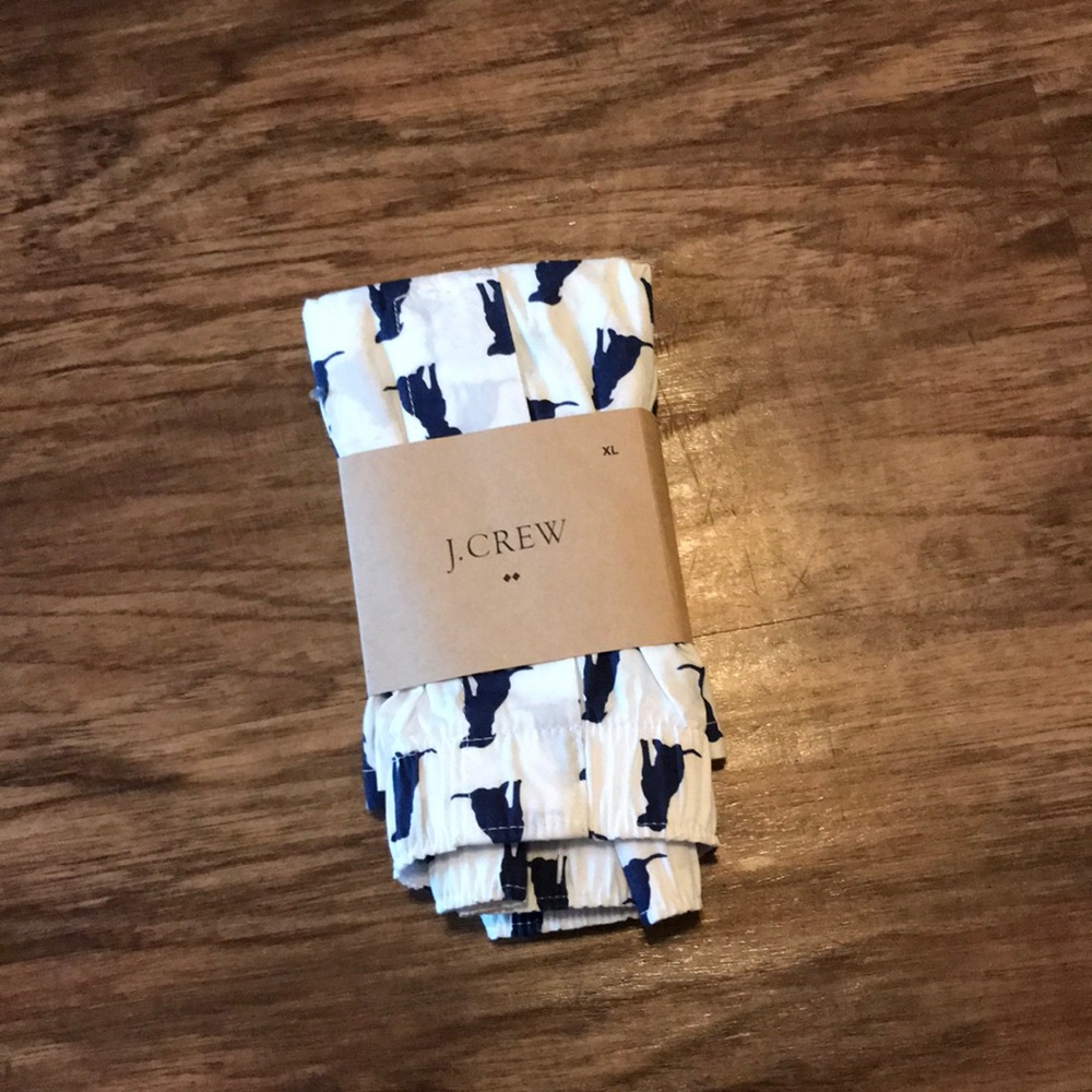 NWT- J Crew Men's Boxers Labrador Print